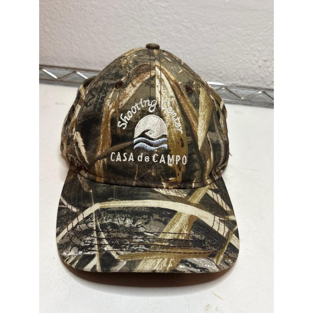 Imperial Casa De Campo Shooting Center Camo Hat Cap Realtree Max-4 Adjustable